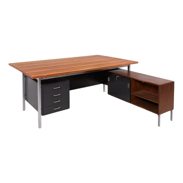 Executive Desk by Herbert Hirche for Holzäpfel, 1950s For Sale