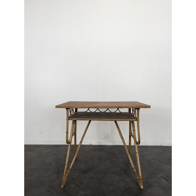 Bamboo and Rattan Desk, in Very Good conditions.