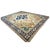 Early 21st Century 21st Century Persian Heriz Wool 12x15 Tan & Navy Handmade Area Rug #9902016 For Sale - Image 5 of 10