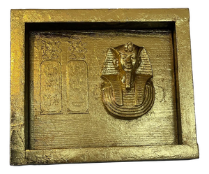 Egyptian Sculpture of King Pharaoh Tutankhamun in Gold Leaf by Jumaart, 2010s