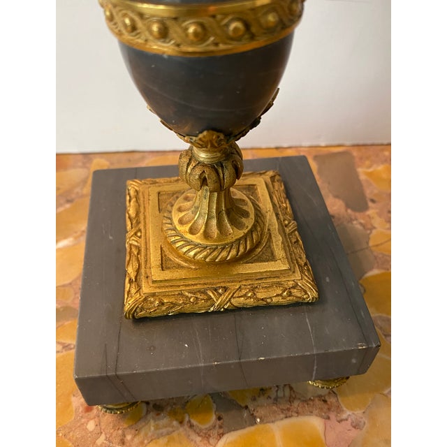 Bronze 3 Piece 19th Century Graux Marly Fres Clock Set For Sale - Image 8 of 10