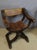 Pair of 19th-century curule chairs pair of curule chairs in natural wood, in the renaissance style, dating from the late...