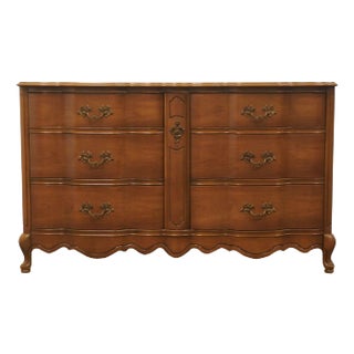 Bassett Furniture Versailles Collection Solid Cherry Country French Provincial 57" Double Dresser 205-72-217 For Sale