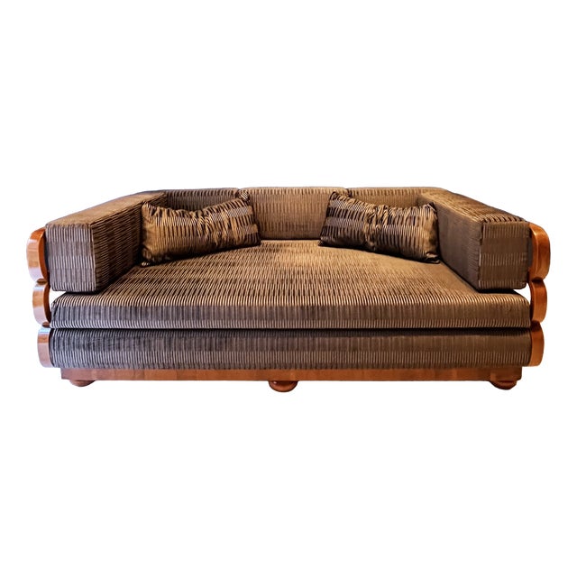 Art Deco Sofa, Budapest, 1930s For Sale