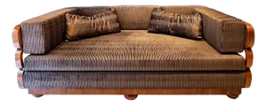 Art Deco Sofa, Budapest, 1930s