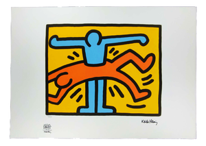 After Keith Haring, Figurative Composition, 1990s, Limited Edition Lithograph