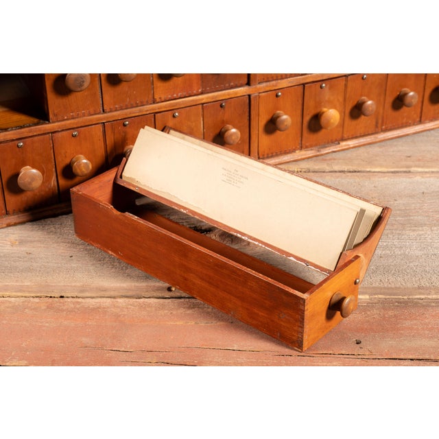Early 20th Century "Practical Glove Holder" Oak Cabinet by A. N. Russell For Sale - Image 13 of 14
