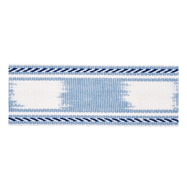 SAMPLE - Schumacher Banyan Tape Narrow In Sky For Sale