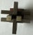 Mid-Century Modern 1960s Austin Enterprises Interlocking Aluminum & Rosewood Burr Puzzle Modernist For Sale - Image 3 of 8