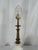 White Vintage Tall Stiffel Brass & White Porcelain Lamp For Sale - Image 8 of 11