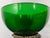 Metal Emerald Green Art Glass Centerpiece Bowl on Ornate Hollywood Regency Pedestal Stand For Sale - Image 7 of 12
