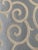 The House of Scalamandre House of Scalamandre Blue & Cream Swirl Fabric For Sale - Image 4 of 5