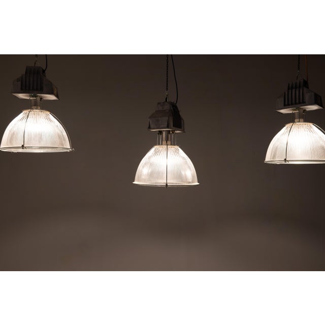 Large Vintage Industrial Light, 1980 For Sale - Image 4 of 8