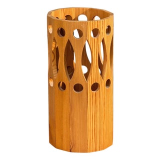 l.o. Nilsson, Swedish Modern, Table Lamp, Pine, Sweden, 1930s For Sale