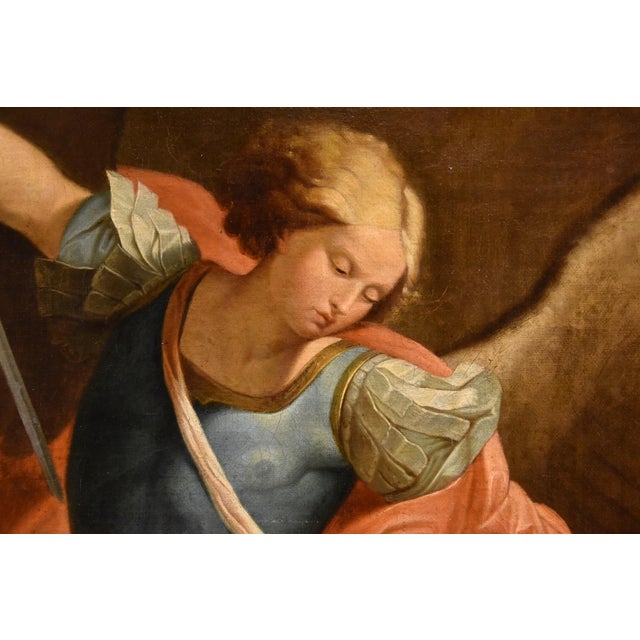 Archangel Michael Guido Reni 17/18 century Oil on canvas Old master Emilian school This piece is attributed to the...