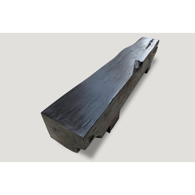 Originally used to store rice. We took this long vessel made from bendo wood and flipped it over so it is hollow in the...