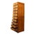 An oversized antique lingerie chest, crafted from mahogany, featuring a tall and slender profile. This chest is designed...