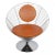 Wire Cone Chair Set with Brown Patinated Leather by Verner Panton for Fritz Hansen, 1980s, Set of 3 For Sale - Image 3 of 8