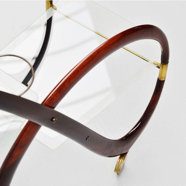 Gaetano Pizzi Gaetano Pizzi Bar Cart, Italy, 1950 For Sale - Image 4 of 7