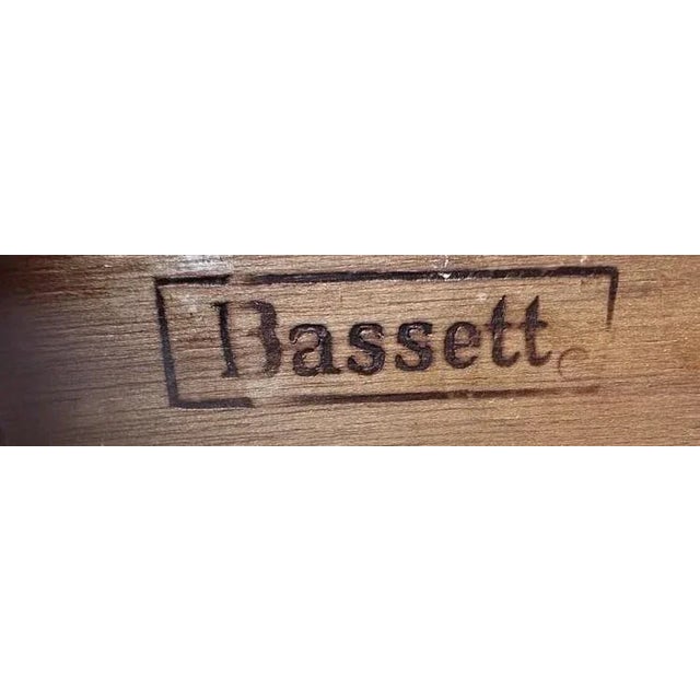 Mid 20th Century Mid 20th Century Russel Wright Style Solid Oak Bassett Credenza For Sale - Image 5 of 9