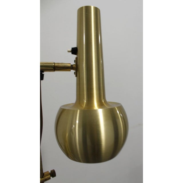 Vintage Brass Floor Lamp by Hans Schmidt, 1970s For Sale - Image 4 of 13