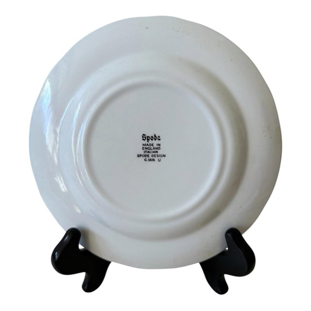 Blue Late 20th Century Spode Blue Traditional Transferware Plates - Set of 4 For Sale - Image 8 of 8