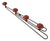 Vintage Rockabilly Coat Rack, 1950s For Sale