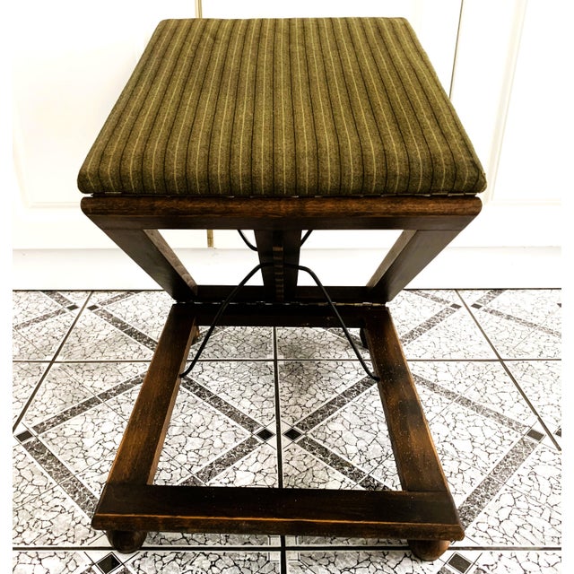 Vintage Adjustable Ottoman, 1940s For Sale - Image 3 of 18