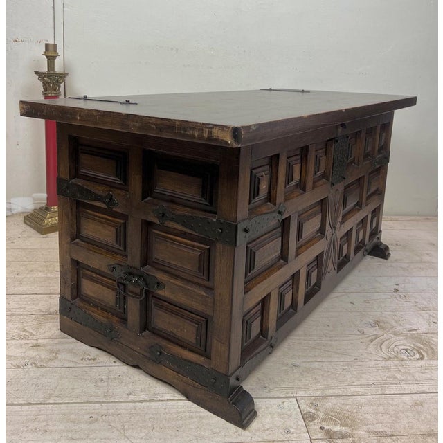 Spanish Baroque Style Blanket Chest, 1950s For Sale - Image 18 of 18