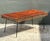 Wood Vintage Woven Rattan and Metal Coffee Table For Sale - Image 7 of 12