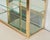 Mid 20th Century French Art Deco Brass Wall Vitrine For Sale - Image 5 of 9