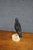 Black Early 20th Century Carved Black Crow Folk Art Decoy on Wood Base For Sale - Image 8 of 12
