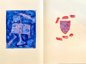 Mark Podwal, Large Archival Pigment Print Judaica Lithograph Mark Podwal Jewish Hebrew Art, 2014