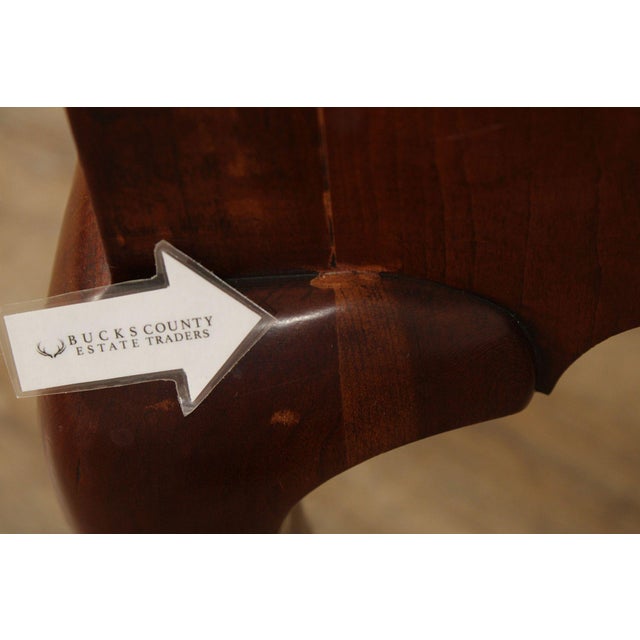 Custom Crafted Queen Anne Style Cherry Highboy Chest For Sale - Image 10 of 18