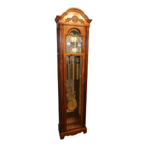 Howard Miller 68th Anniversary Grandfather Clock – Windsor Cherry – Illuminated Moon Dial – Unused