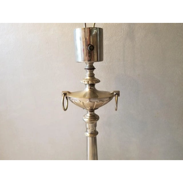1950s Chrome Trophy Table Lamp Style Stiffel Lamp Company For Sale - Image 9 of 10