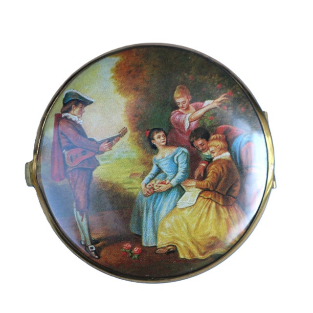 Very nice quality compact double-sided mirror. I love the Victorian art design and quality of this mirror. Would stand out...