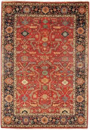 Pasargad N Y Fine Serapi Design Hand-Knotted Rug - 6'1" X 8'8"