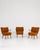 Mid-Century Modern 19th Century France Mid-century Modern Burnt Orange Wood Armchair For Sale - Image 3 of 10