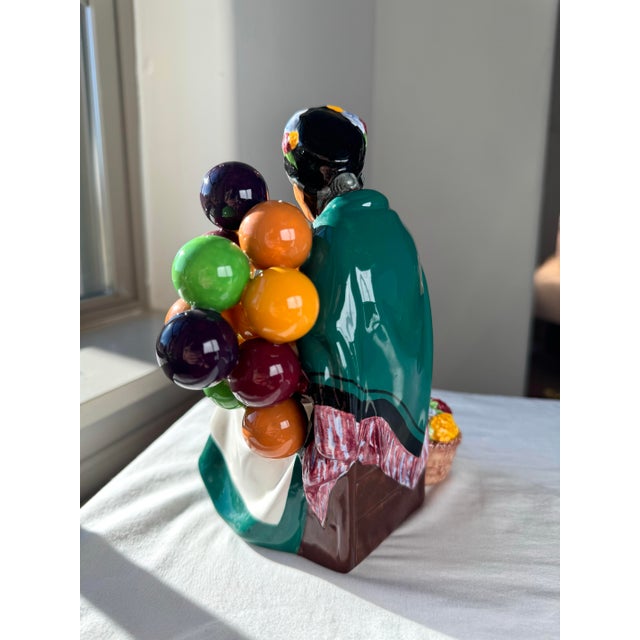 Royal Doulton Antique Royal Doulton Figurine ~ “The Old Balloon Seller” ~ Hn 1315 For Sale - Image 4 of 10