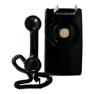 1940’s Western Electric Black Wall Phone