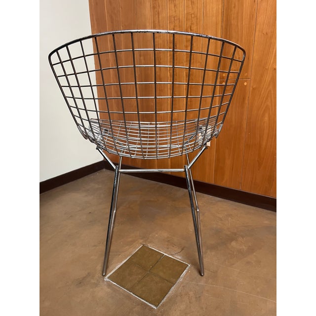 1950s Mid Century Harry Bertoia Chrome Chair for Knoll For Sale In Saint Louis - Image 6 of 9