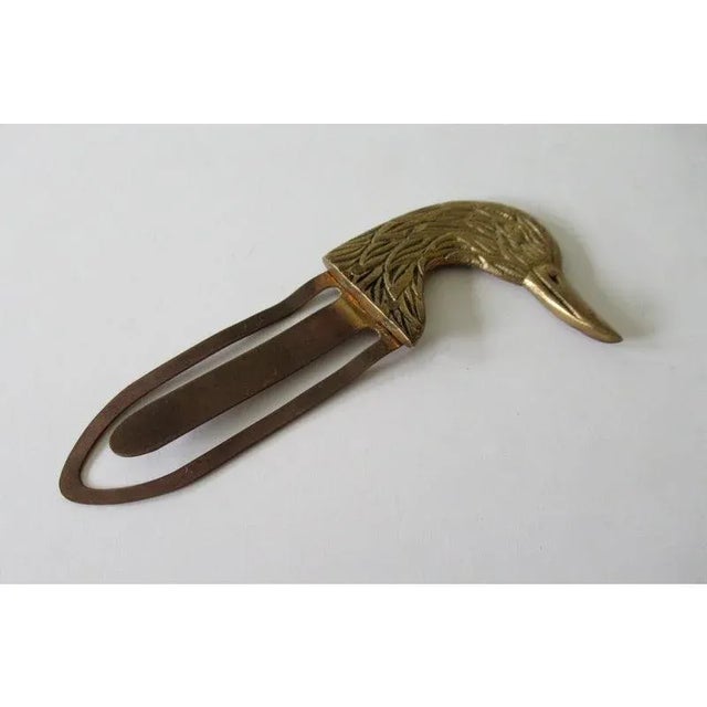 Vintage 1950's Mid-Century Mallard Duck Book Page Marker/Page Holder For Sale - Image 4 of 11