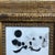 Original 5 x 7 ink painting on heavy paper unsigned Overall size with very heavy & distressed new old stock cracked wood...