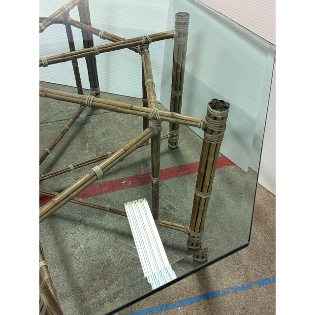 McGuire McGuire Furniture Late 20th Century Octagon Dining Table For Sale - Image 4 of 12