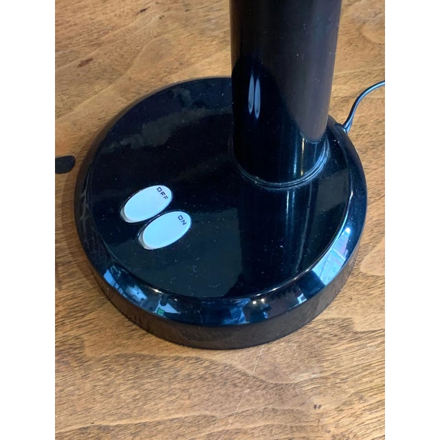 Black Mid Century Space Age Modern Adjustable Desk Lamp For Sale - Image 6 of 7