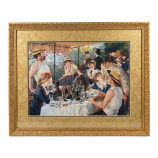 Le Déjeuner Des Canotiers by Pierre Auguste Renoir -1956 Print Made in Paris France For Sale