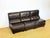 Mid-Century Modern Scandinavian Modular Leather Sofa and Armchair, 1960s, Set of 4 For Sale - Image 3 of 18