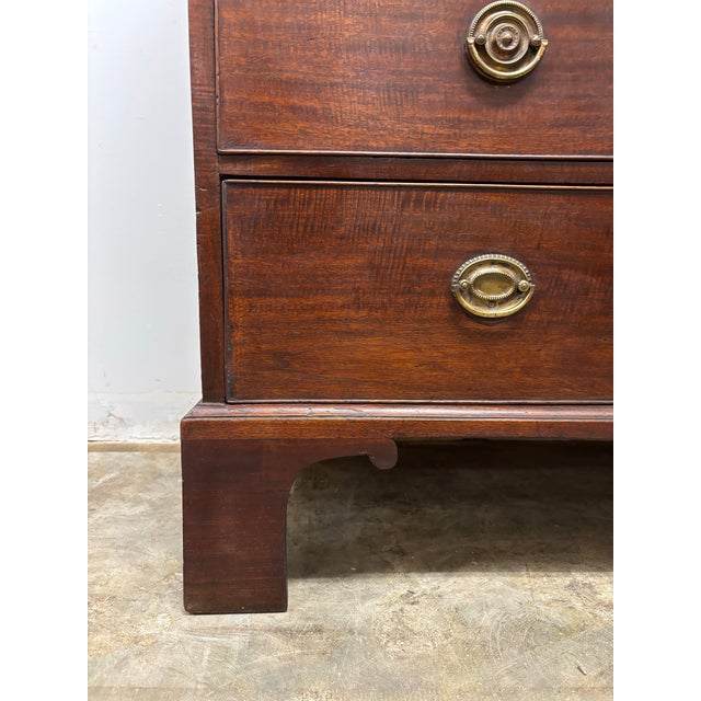 Antique English Mahogany Chest of Drawers For Sale - Image 10 of 12