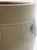 Blue Large Antique Stoneware Crock Urn W. Handles For Sale - Image 8 of 9